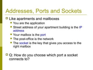 Sockets_Winsock.ppt A ppt on Socket programming in computer networks | PPT