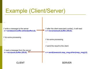 Sockets_Winsock.ppt A ppt on Socket programming in computer networks | PPT