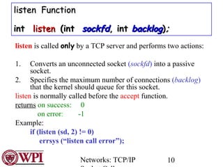 Socket System Calls | PPT