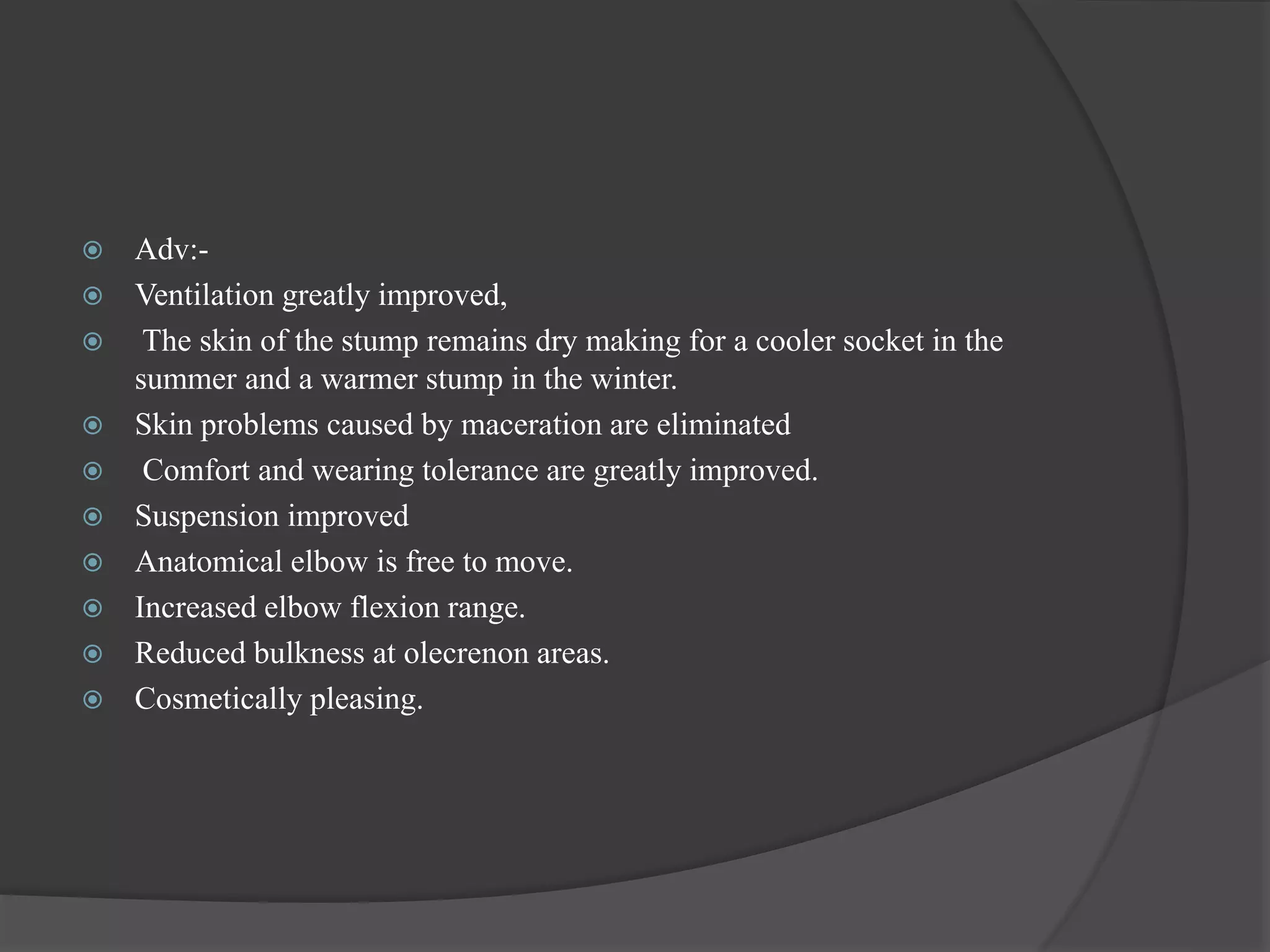 Socket variants in upper extremity prosthesis.pptx1 | PPTX