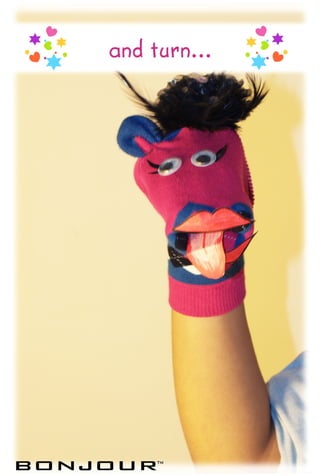 Bonjour Sock puppet
