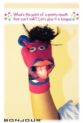 Bonjour Sock puppet