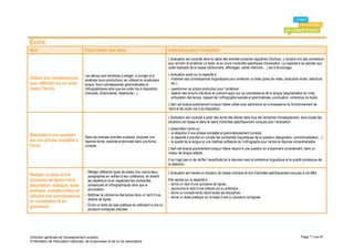 Écrire
Item                                 Explicitation des items                                    Indications pour l’évaluation
                                                                                                L’évaluation est conduite dans le cadre des activités scolaires régulières d’écriture, y compris lors des corrections
                                                                                                pour enrichir et améliorer un texte, et au cours d’activités spécifiques d’évaluation. La capacité à se reporter aux
                                                                                                outils habituels de la classe (dictionnaire, affichages, cahier mémoire….) est à encourager.

                                     Les élèves sont entraînés à rédiger, à corriger et à       L’évaluation porte sur la capacité à :
Utiliser ses connaissances           améliorer leurs productions, en utilisant le vocabulaire   - mobiliser ses connaissances linguistiques pour améliorer un texte (prise de notes, production écrite, réécriture
pour réfléchir sur un texte,         acquis, leurs connaissances grammaticales et                 etc.) ;
mieux l’écrire                       orthographiques ainsi que les outils mis à disposition     - questionner sa propre production pour l’améliorer ;
                                     (manuels, dictionnaires, répertoires…).                    - repérer des erreurs d’écriture en prenant appui sur sa connaissance de la langue (segmentation en mots,
                                                                                                  articulation des temps, respect de l’orthographe lexicale et grammaticale, ponctuation, cohérence du texte).
                                                                                                L’item est évalué positivement lorsque l’élève utilise avec pertinence sa connaissance du fonctionnement de
                                                                                                l’écrit et les outils mis à sa disposition.

                                                                                                L’évaluation est conduite à partir des écrits des élèves dans tous les domaines d’enseignement, dans toutes les
                                                                                                situations de classe et dans le cadre d’activités spécifiquement conçues pour l’évaluation.
                                                                                                L’observation porte sur :
                                                                                                - la rédaction d’une phrase complète et grammaticalement correcte ;
Répondre à une question              Dans les diverses activités scolaires, proposer une        - la capacité à prendre en compte les contraintes linguistiques de la question (désignation, pronominalisation…) ;
par une phrase complète à            réponse écrite, explicite et énoncée dans une forme        - la qualité de la langue et une maîtrise suffisante de l’orthographe pour rendre la réponse compréhensible.
l’écrit                              correcte.
                                                                                                L’item est évalué positivement lorsque l’élève répond à une question en s’exprimant correctement, dans un
                                                                                                niveau de langue adapté.
                                                                                                Il ne s’agit pas ici de vérifier l’exactitude de la réponse mais la cohérence linguistique et la qualité syntaxique de
                                                                                                la rédaction.

                                     - Rédiger différents types de textes d’au moins deux       L’évaluation est menée en situation de classe ordinaire et lors d’activités spécifiquement conçues à cet effet.
Rédiger un texte d’une                 paragraphes en veillant à leur cohérence, en évitant
quinzaine de lignes (récit,            les répétitions et en respectant les contraintes         Elle repose sur la capacité à :
description, dialogue, texte           syntaxiques et orthographiques ainsi que la              - écrire un récit d’une quinzaine de lignes ;
                                       ponctuation.                                             - poursuivre le récit d’une histoire lue ou entendue ;
poétique, compte-rendu) en                                                                      - écrire un compte-rendu dans toutes les disciplines ;
utilisant ses connaissances          - Maîtriser la cohérence des temps dans un récit d’une
                                                                                                - écrire un texte poétique sur la base d’une ou plusieurs consignes.
                                       dizaine de lignes.
en vocabulaire et en
grammaire                            - Écrire un texte de type poétique en obéissant à une ou
                                       plusieurs consignes précises.




Direction générale de l'enseignement scolaire                                                                                                                                                         Page 11 sur 61
© Ministère de l'éducation nationale, de la jeunesse et de la vie associative
 