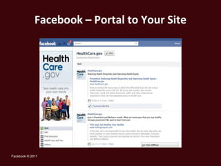 Facebook – Portal to Your Site




Facebook © 2011
 