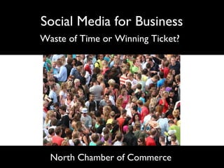 Social Media for Business Waste of Time or Winning Ticket?   North Chamber of Commerce 