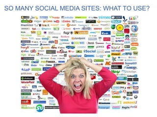 SO MANY SOCIAL MEDIA SITES: WHAT TO USE?