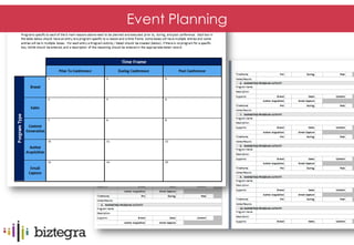Event Planning
 