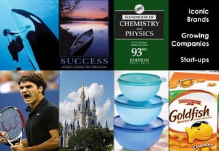Iconic
    Brands

  Growing
Companies

  Start-ups
 