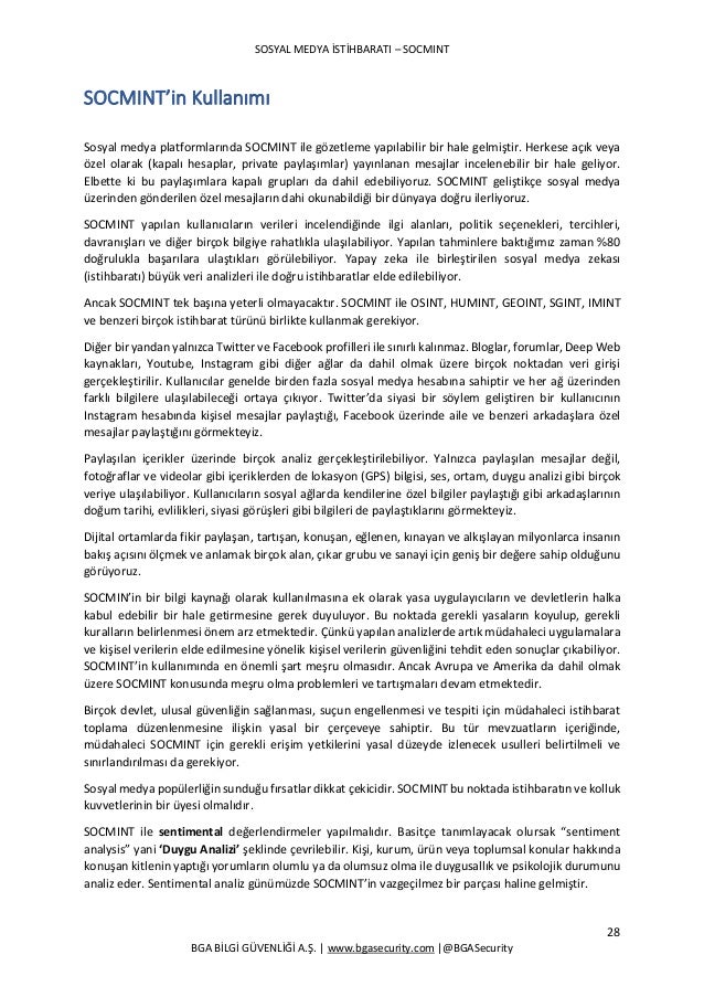 SOCMINT Nedir? Kullanımı ve Örnekler