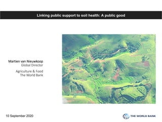 Enhancing investment in soil health and carbon storage: Frontiers for linking finance and carbon accounting