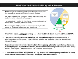 Enhancing investment in soil health and carbon storage: Frontiers for linking finance and carbon accounting