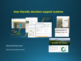 Enhancing investment in soil health and carbon storage: Frontiers for linking finance and carbon accounting