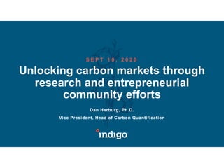 Enhancing investment in soil health and carbon storage: Frontiers for linking finance and carbon accounting