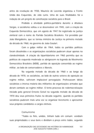 Sociedades na História da Humanidade