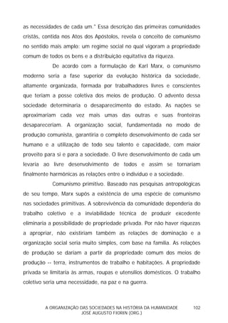 Sociedades na História da Humanidade