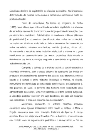 Sociedades na História da Humanidade