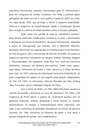 Sociedades na História da Humanidade