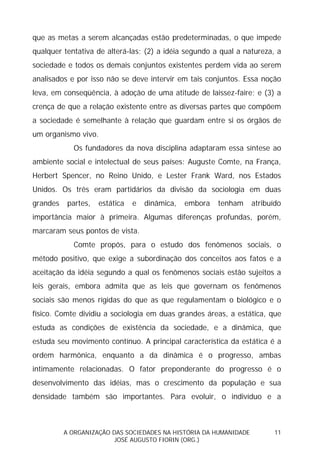 Sociedades na História da Humanidade