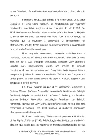 Sociedades na História da Humanidade