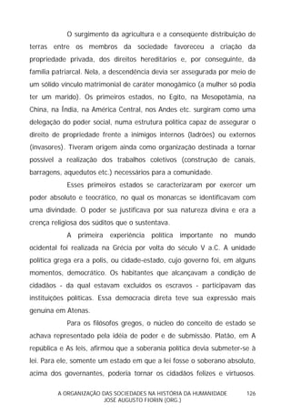 Sociedades na História da Humanidade