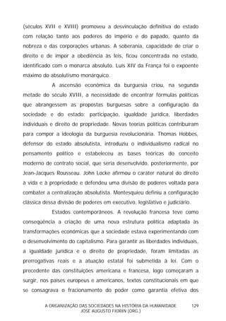 Sociedades na História da Humanidade