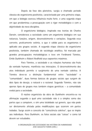 Sociedades na História da Humanidade