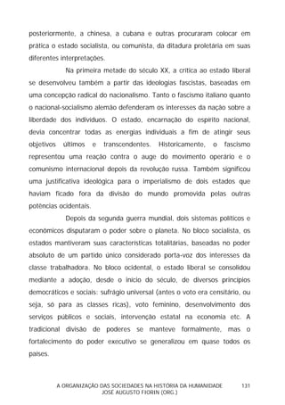 Sociedades na História da Humanidade