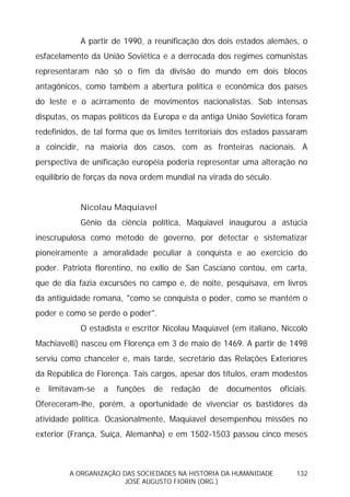 Sociedades na História da Humanidade