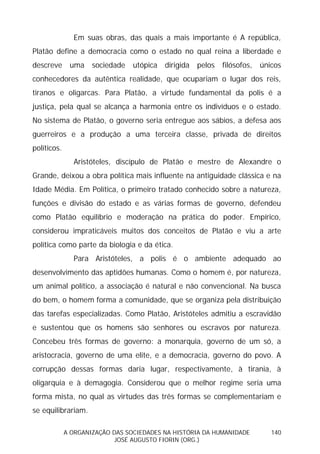 Sociedades na História da Humanidade