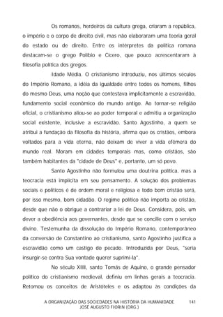 Sociedades na História da Humanidade