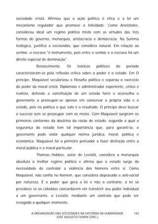 Sociedades na História da Humanidade