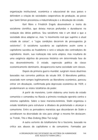 Sociedades na História da Humanidade