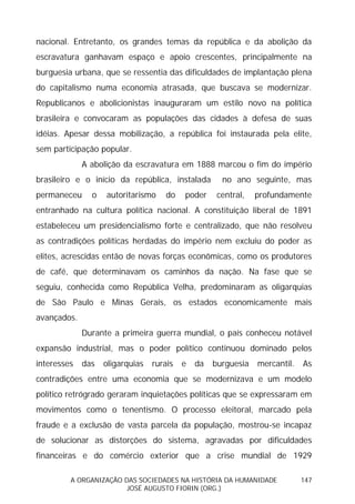 Sociedades na História da Humanidade