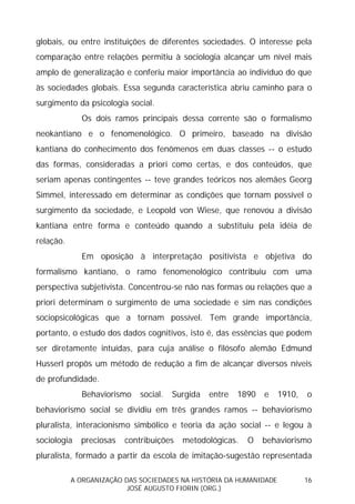 Sociedades na História da Humanidade