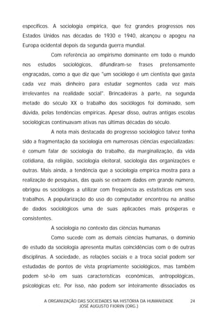 Sociedades na História da Humanidade