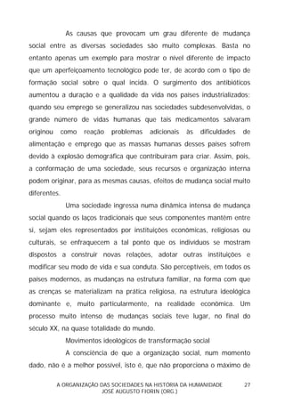 Sociedades na História da Humanidade