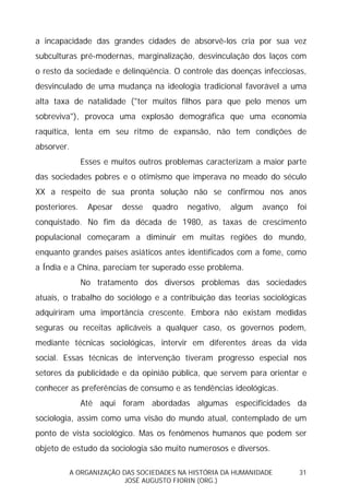 Sociedades na História da Humanidade
