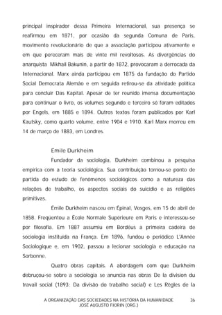 Sociedades na História da Humanidade