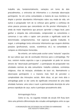 Sociedades na História da Humanidade