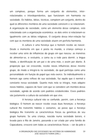 Sociedades na História da Humanidade