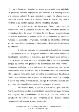 Sociedades na História da Humanidade