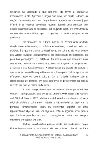 Sociedades na História da Humanidade