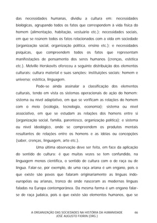 Sociedades na História da Humanidade