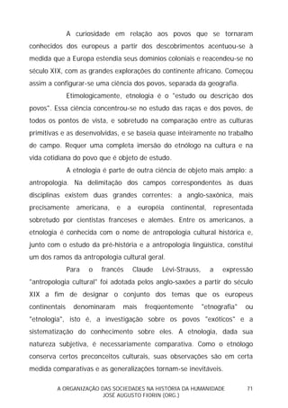 Sociedades na História da Humanidade