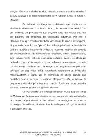 Sociedades na História da Humanidade