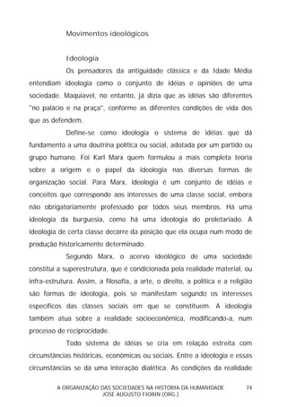 Sociedades na História da Humanidade