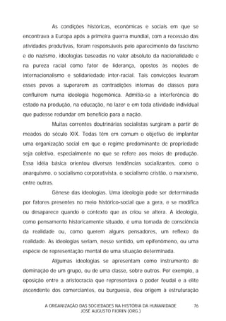 Sociedades na História da Humanidade