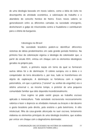 Sociedades na História da Humanidade