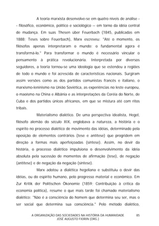 Sociedades na História da Humanidade