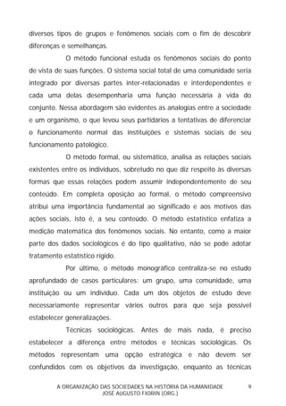 Sociedades na História da Humanidade